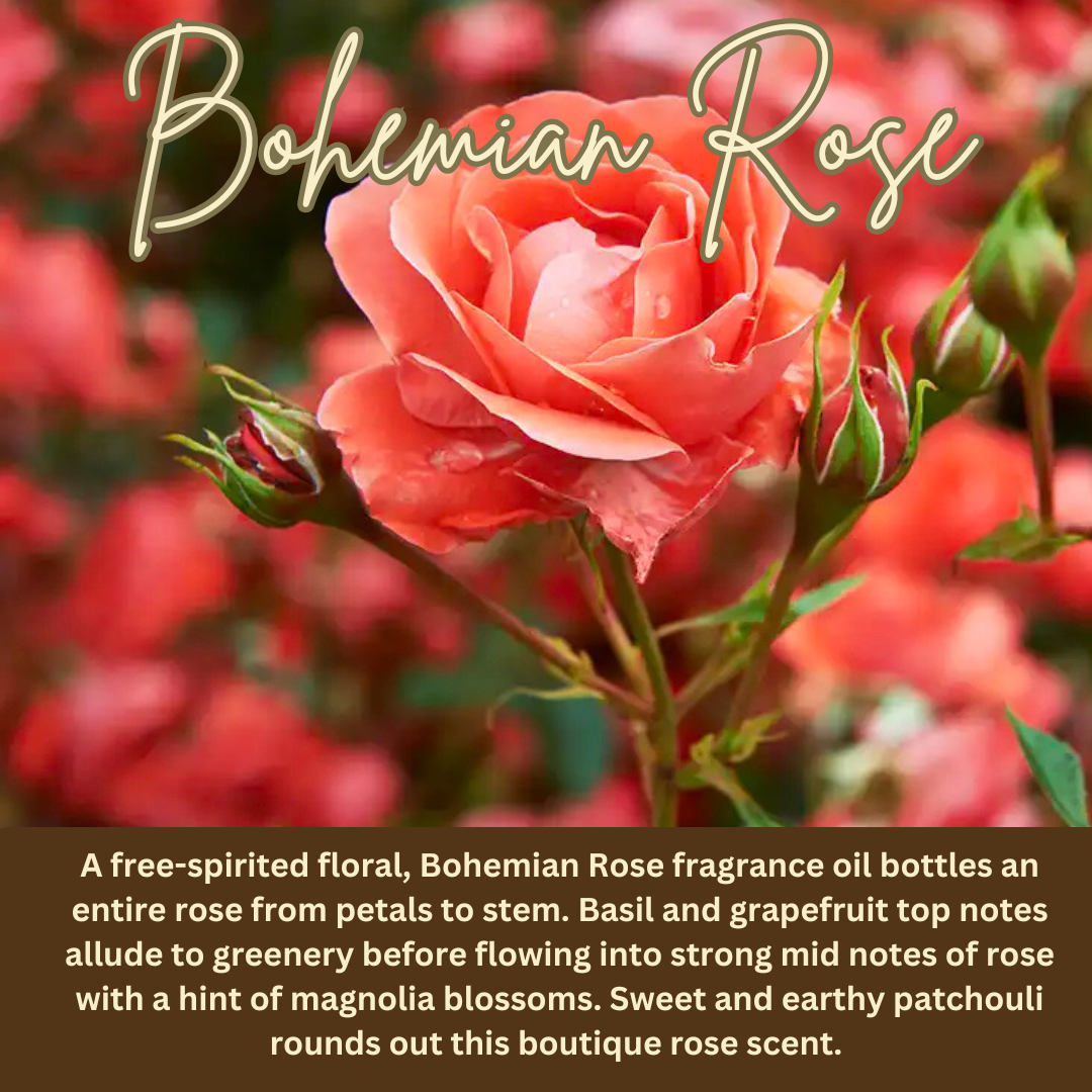 Antique Austrian Sugar Bowl Candle – Bohemian Rose, 13oz Premium Wax, Pet Friendly