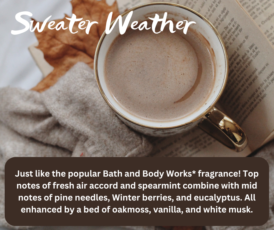 Halloween Cauldron Mug Candle – 14oz “Sweater Weather” (Pet-Safe)