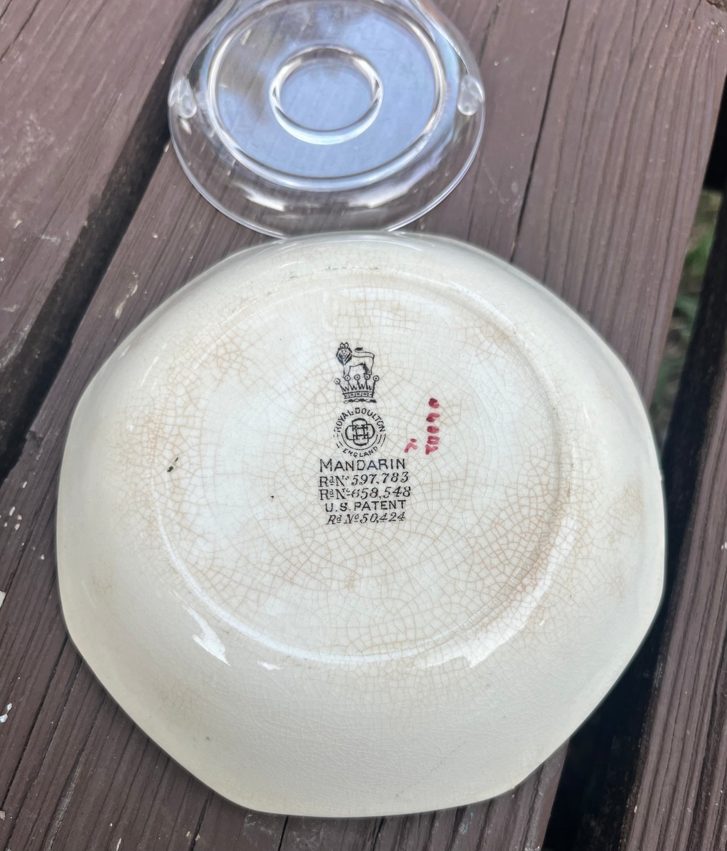 🕯️ Vintage Royal Doulton Teacup Candle – Mahogany Coconut – 6+ oz