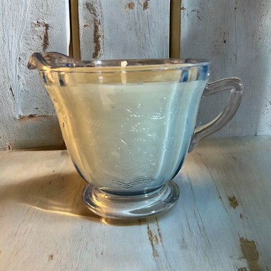 Vintage Indiana Glass Madrid Pattern Creamer