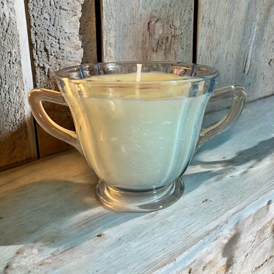 Vintage Indiana Glass Madrid Pattern Sugar Bowl