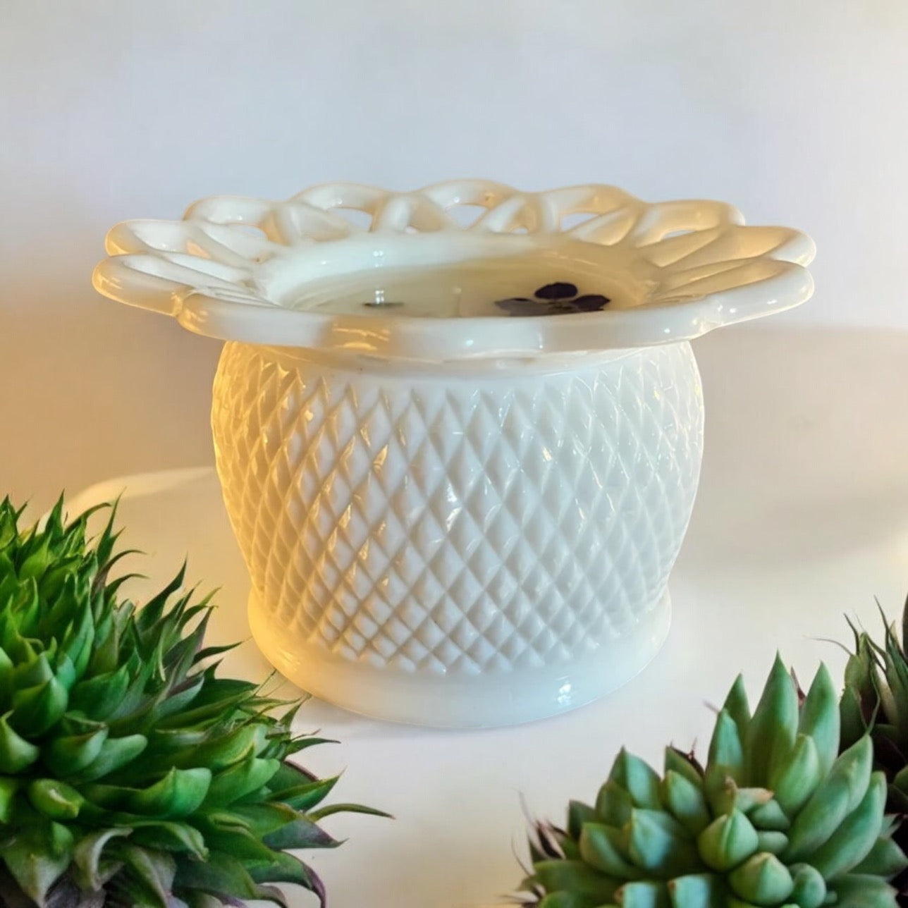 Milk Glass Bowl