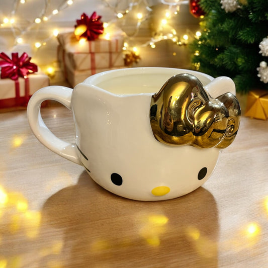 Hello Kitty with Gold Bow