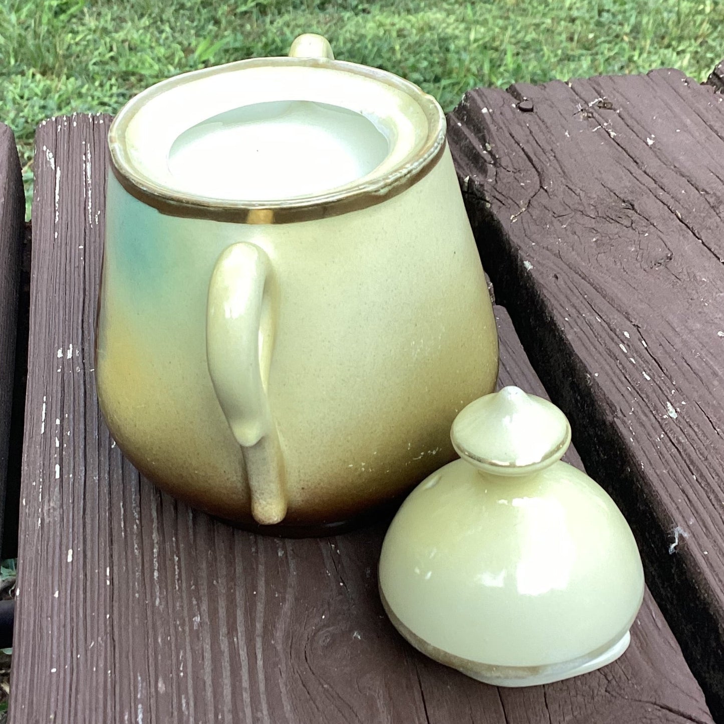 Antique Austrian Sugar Bowl Candle – Bohemian Rose, 13oz Premium Wax, Pet Friendly