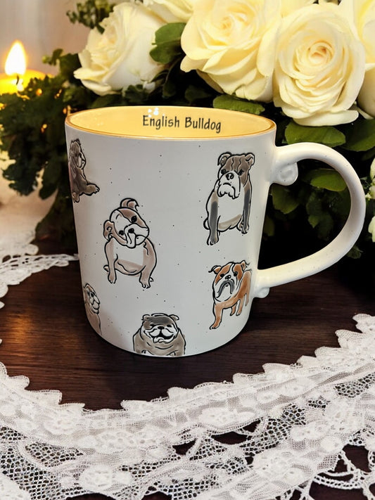 English Bulldog Candle